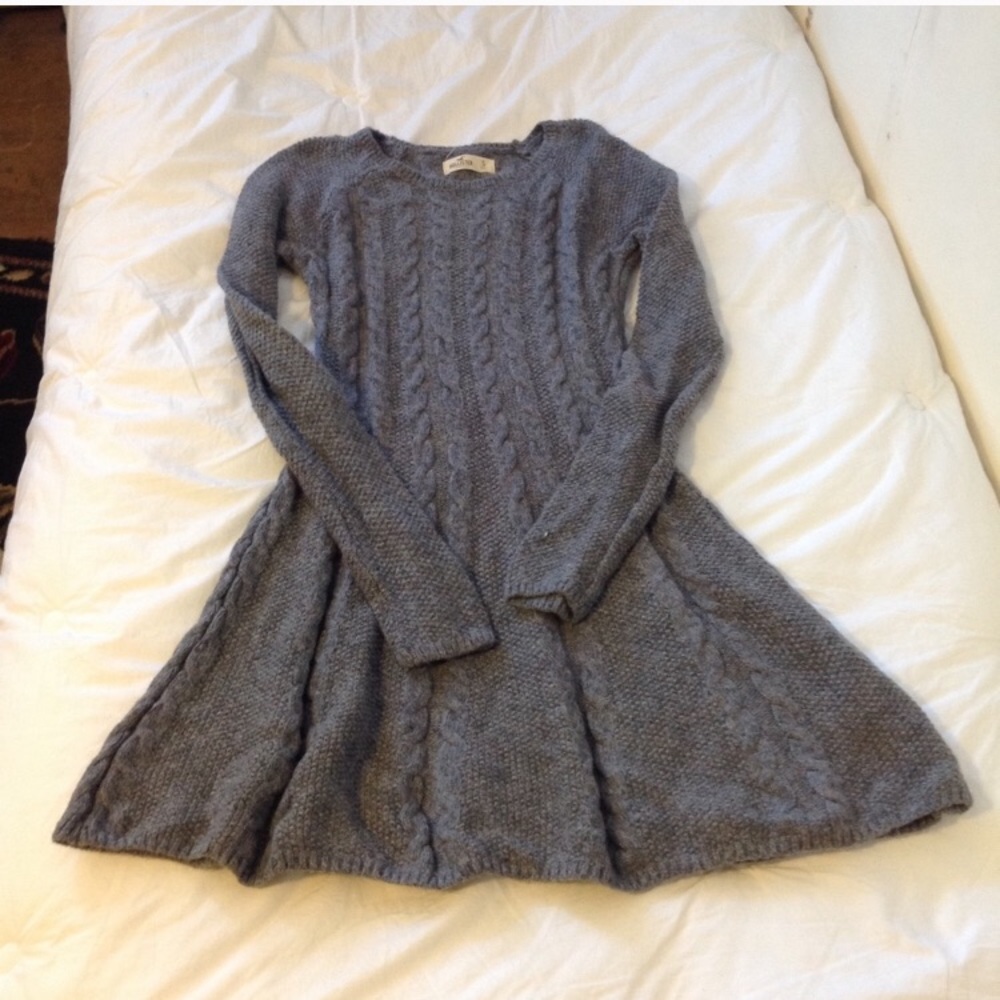Gray Hollister Sweater Dress